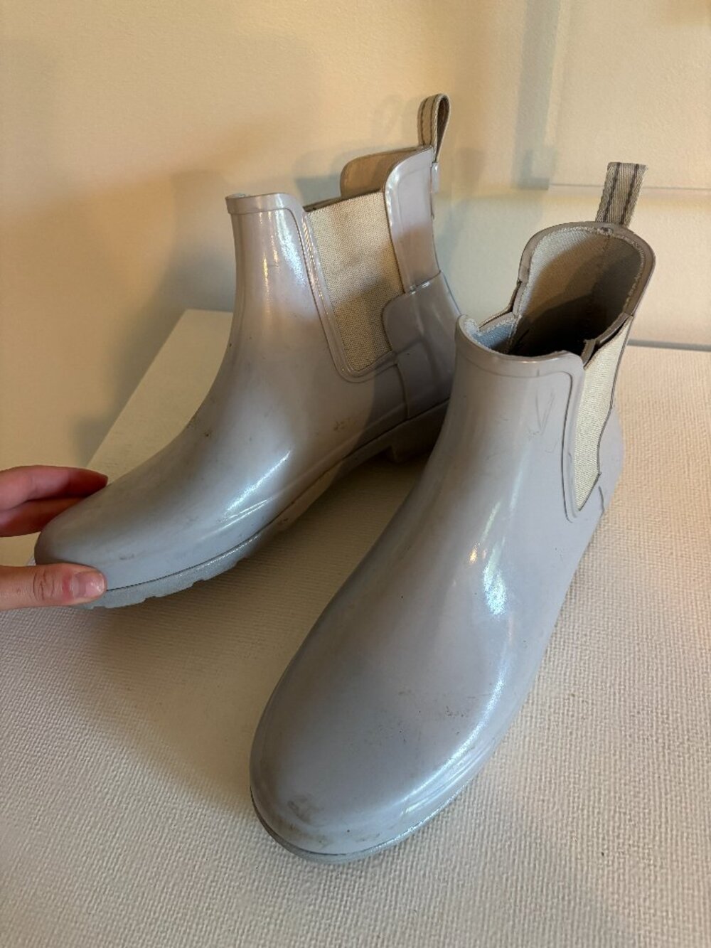 Hunter Light Blue Short Rain Boots